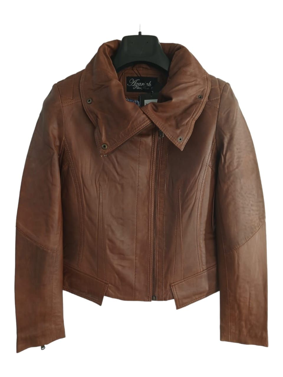 Azariah Rocco Collar Leather Jacket